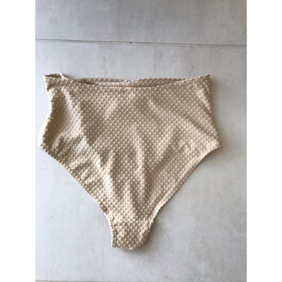 Cotton On Textured High Waist Bikini Bottom Swimwear - Picture 6 of 8